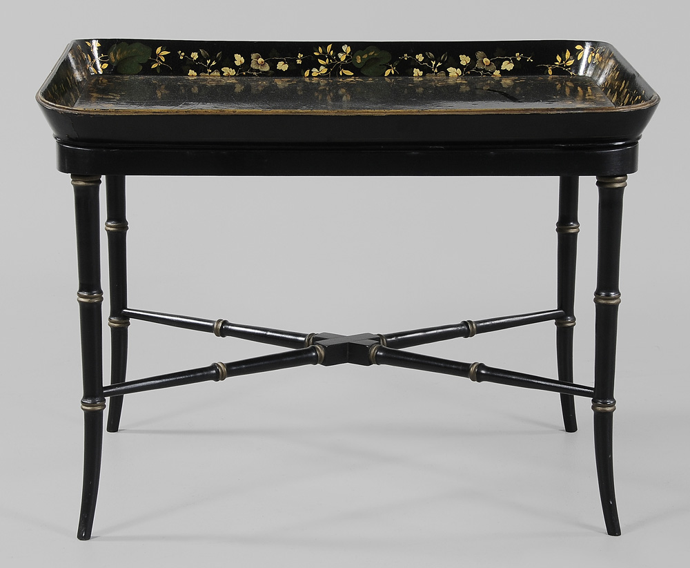 Gilt and Paint-Decorated Lacquered