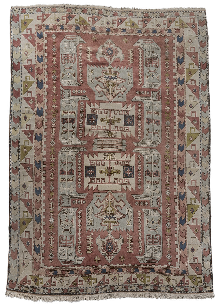Oushak Style Carpet Turkish, mid