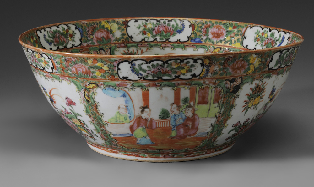  Famille Rose Bowl Chinese 19th 1194b7