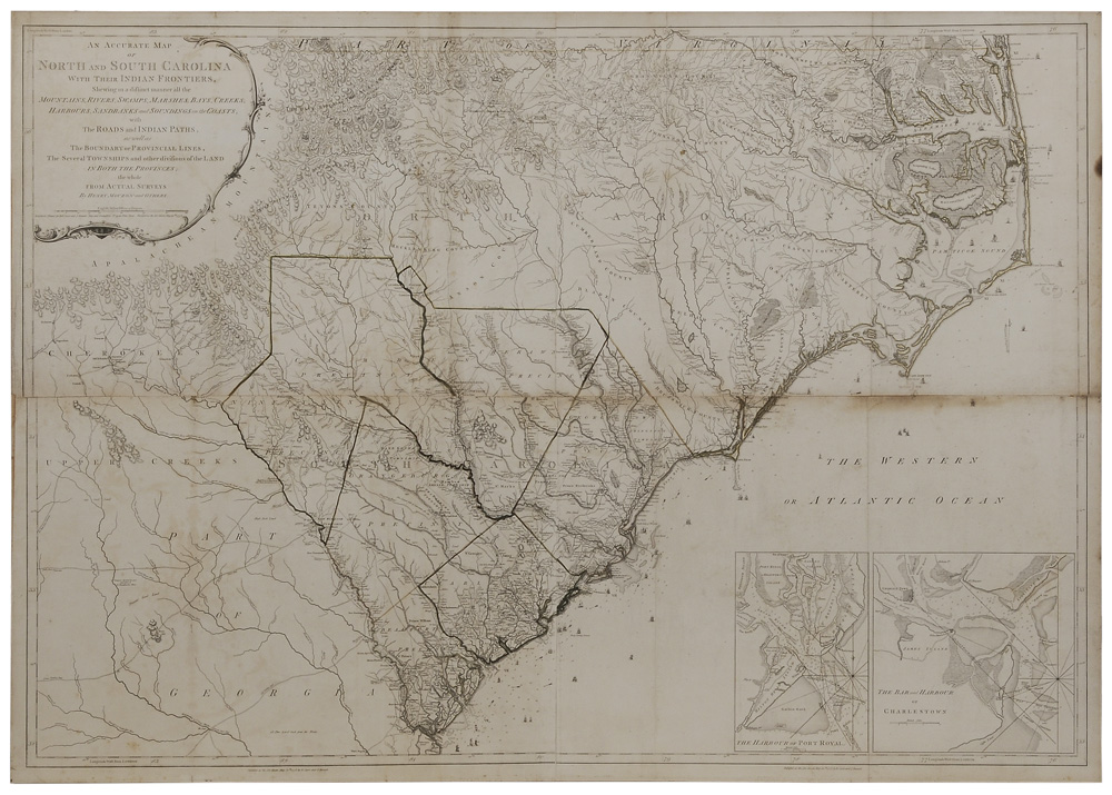 Henry Mouzon Map of the Carolinas