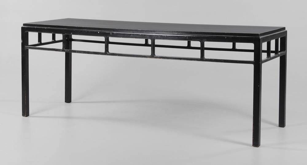 Ming Style Black-Painted Table