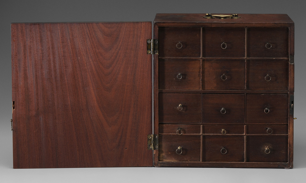 Chippendale Mahogany Valuables 11952b