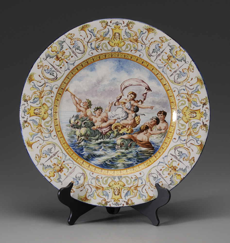 Majolica Charger Italian 19th 119585