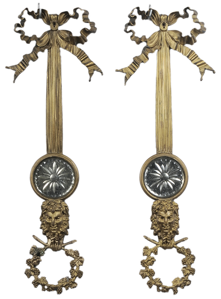 Pair Empire Bronze and Mirrored