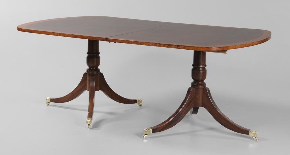 Regency Style Two-Pedestal Dining