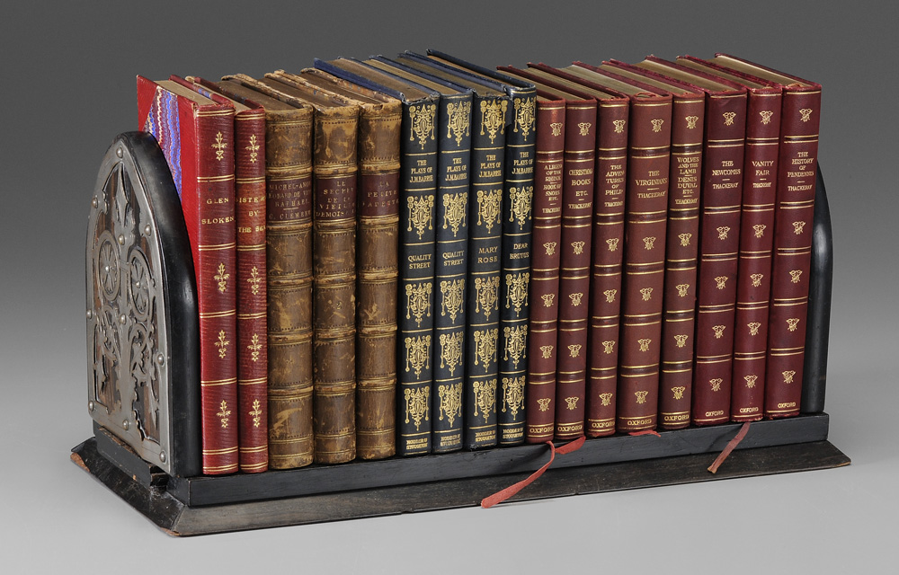 Seventeen Leather Bound Books  1195cb