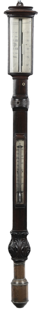 John Gray Rosewood Barometer British  1195d9