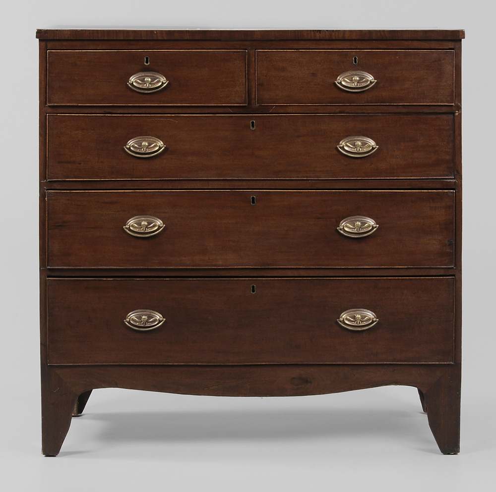 Hepplewhite Mahogany Chest of Drawers 1195e8