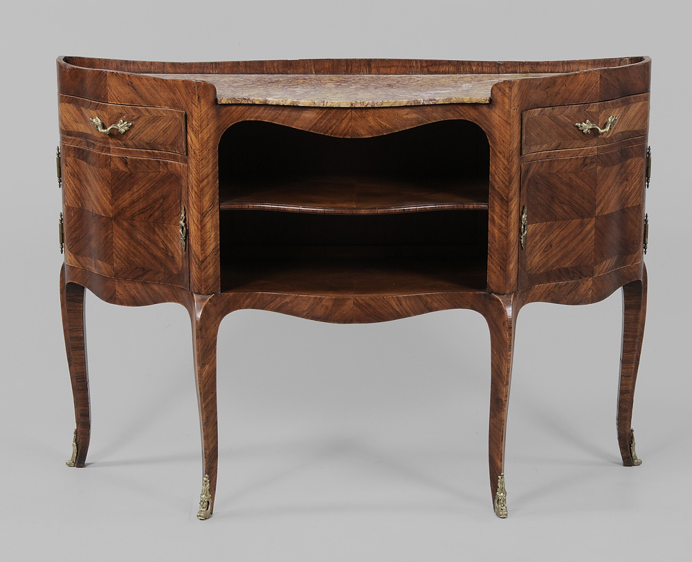 Louis XV Style Parquetry and Marble  1195e2