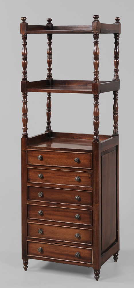 Regency Style Mahogany Whatnot 1195ea