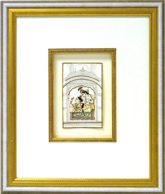 Indian miniature watercolor on 12114e