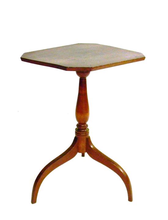 Candlestand  American early 19th