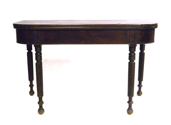 19th C flip top table with alterations 12117c