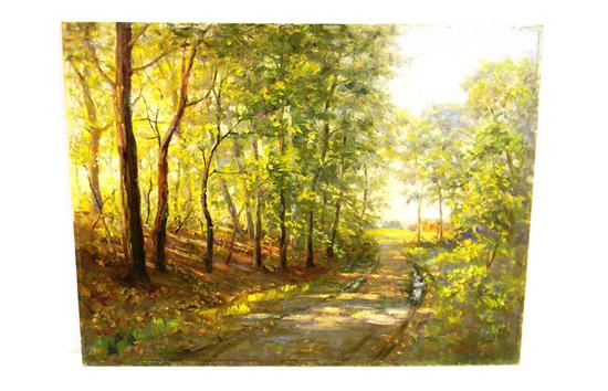 Arthur Cote  ''Spring or Fall Landscape''