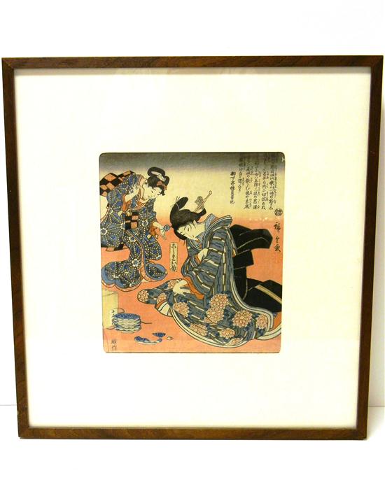 Two Japanese prints: Hiroshige