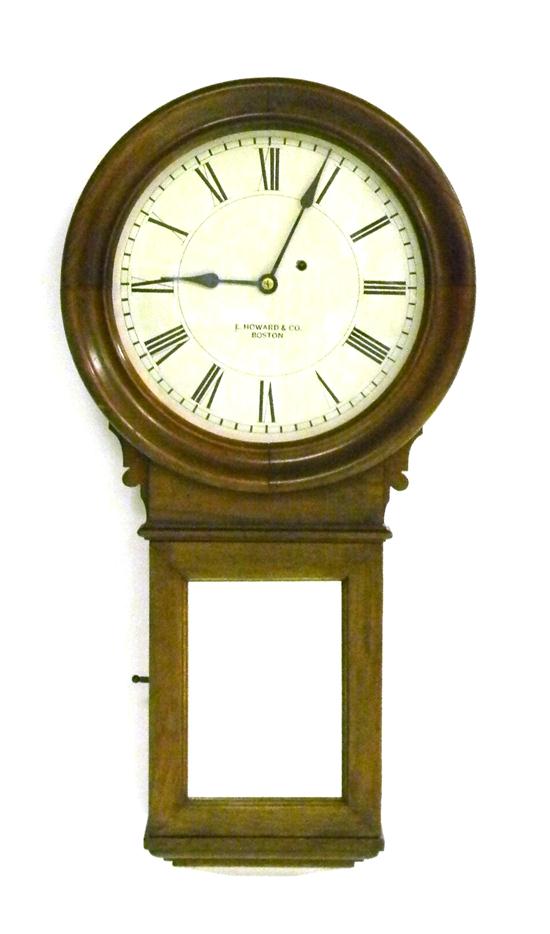 Wall clock by E. Howard & Co. 