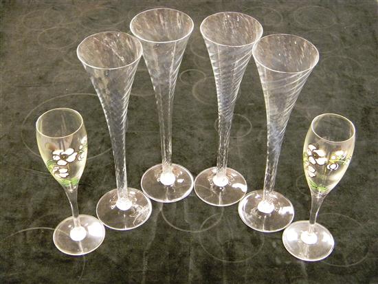 Glassware six pieces including  121223