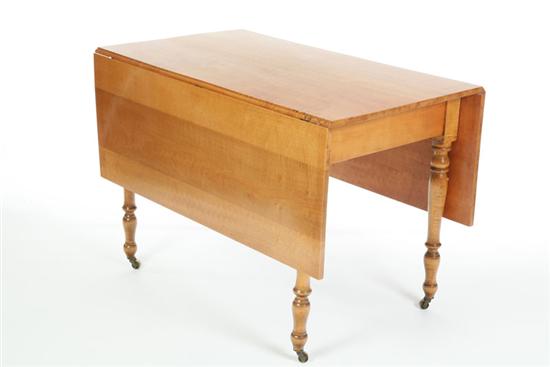 DROP LEAF TABLE Curly maple with 121315