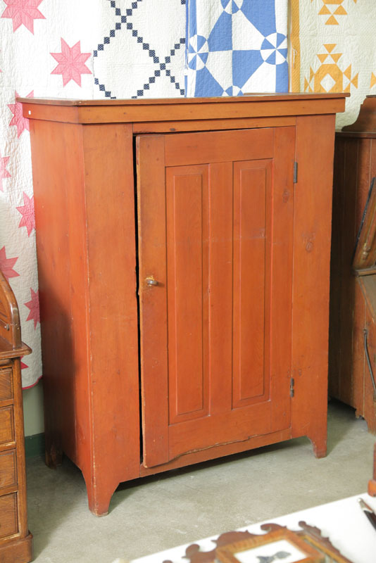 JELLY CUPBOARD Red stained cupboard 121345