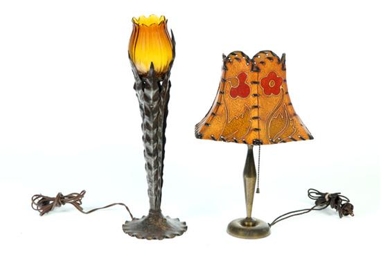 TWO TABLE LAMPS American 20th 121394