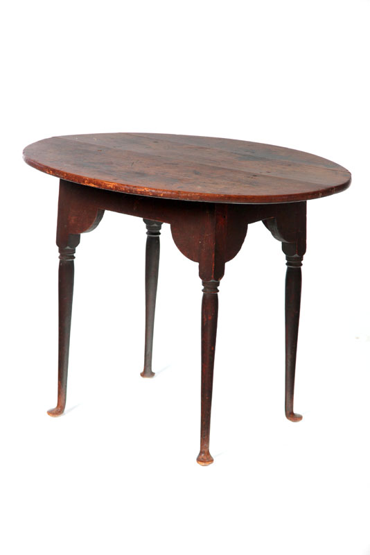 QUEEN ANNE TAVERN TABLE.  Probably