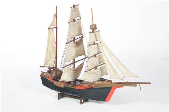 MODEL OF A SAILING SHIP American 1213cb