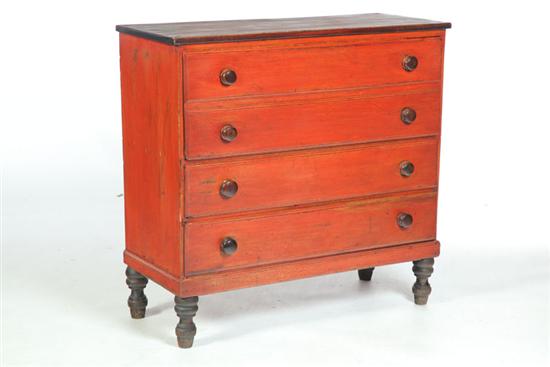 CHEST OF DRAWERS.  New England