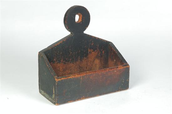 HANGING CANDLE BOX.  American 