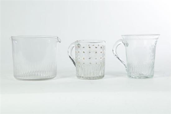 THREE PIECES OF GLASS American 121495