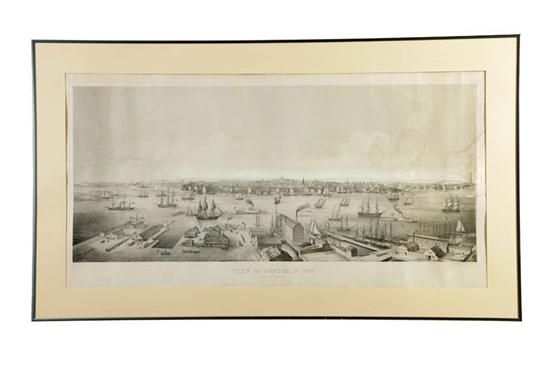 VIEW OF BOSTON IN 1848  BY EDWIN WHITEFIELD