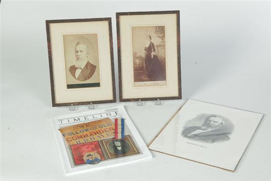 AUTOGRAPHED CABINET CARDS OF RUTHERFORD