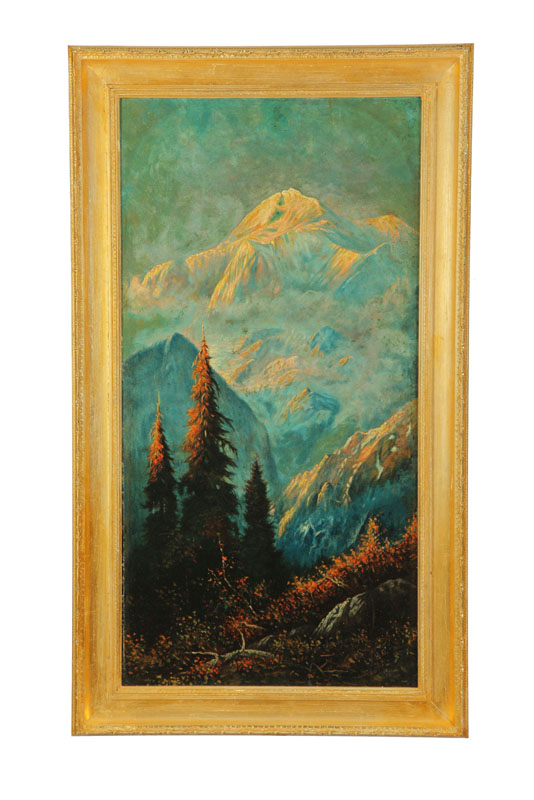 LANDSCAPE OF MOUNT MCKINLEY (AMERICAN