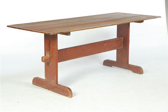 TRESTLE TABLE.  American  early