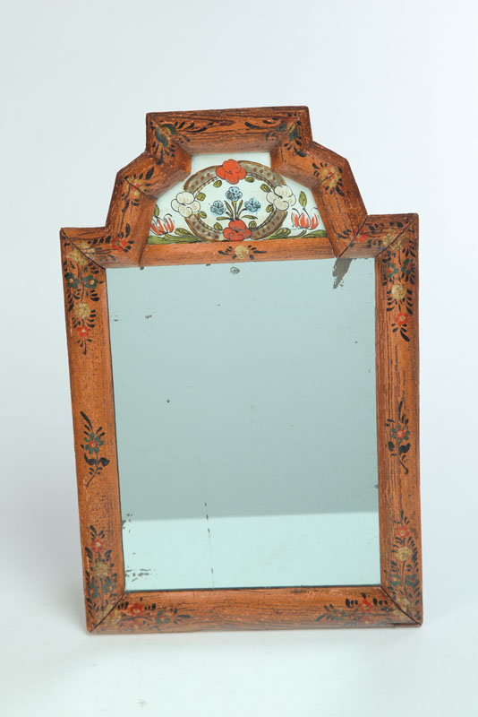 COURTING MIRROR.  Attributed to