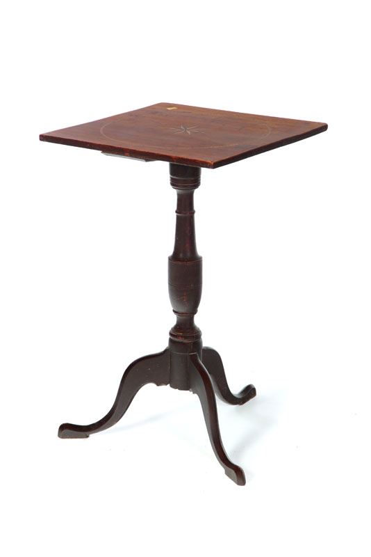 FINE INLAID FEDERAL CANDLESTAND  121528