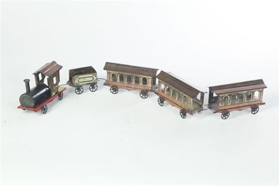 TIN TRAIN TOY.  American  circa