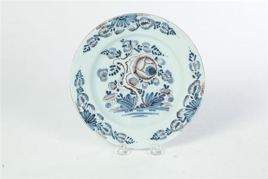 DELFT PLATE.  Possibly Ireland