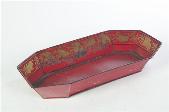 TOLE BREAD TRAY.  American  mid 19th