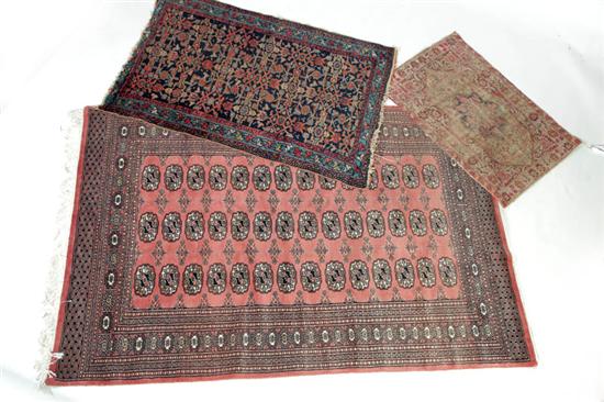 THREE ORIENTAL RUGS Twentieth 12161e