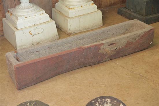 STONE TROUGH.  American  late 19th century.