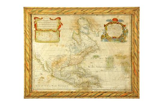 EARLY MAP OF NORTH AMERICA.  America