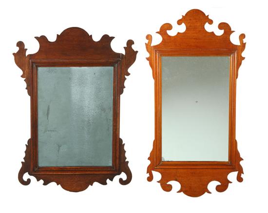 TWO CHIPPENDALE MIRRORS American 12168d