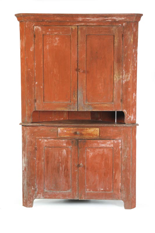 COUNTRY CORNER CUPBOARD American 1216a5