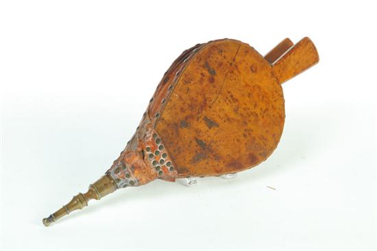 BURL BELLOWS.  American  19th century