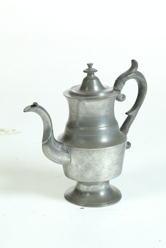 PEWTER COFFEE POT Marked for 1216cd