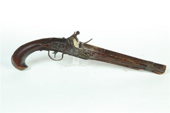 FLINTLOCK PISTOL.  European  18th century.