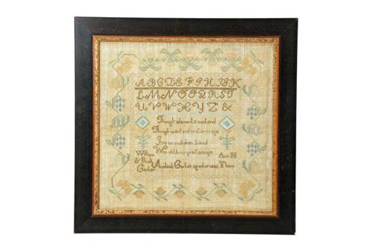 IMPORTANT OHIO SAMPLER Achsah 121729