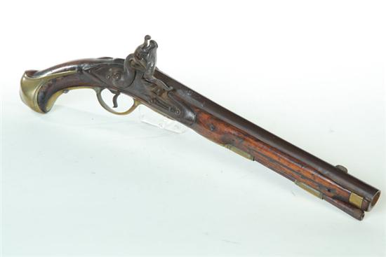 FLINTLOCK PISTOL.  European  18th century.