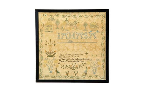 SAMPLER.  Jane Atchley  early 19th