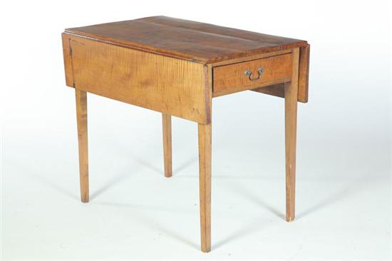 HEPPLEWHITE PEMBROKE TABLE American 12173b